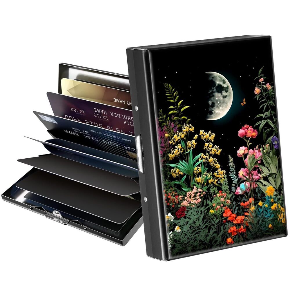 6832 Metal Wallet,Credit Card Holder ,Thin Slim Mini Aluminum Wallet RFID
